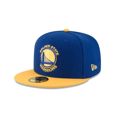 Blue Golden State Warriors Hat - New Era NBA 2Tone 59FIFTY Fitted Caps USA0215986